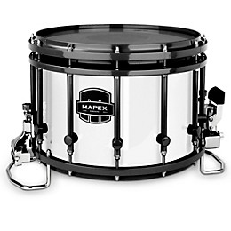 Mapex Quantum Agility Series 14" Black Marching Snare Drum 14 x 10 in. Gloss White