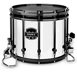 Mapex Quantum Classic Series 14" Black ... Mapex Quantum Classic Series 14" Black Marching Snare Drum 14 x 12 in. Gloss White