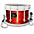 Mapex Quantum Agility Dr... Mapex Quantum Agility Drums on Demand Series 14" White Marching Snare Drum 14 x 10 in. Red Ripple