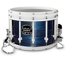 Mapex Quantum Agility D... Mapex Quantum Agility Drums on Demand Series 14" White Marching Snare Drum 14 x 10 in. Navy Ripple