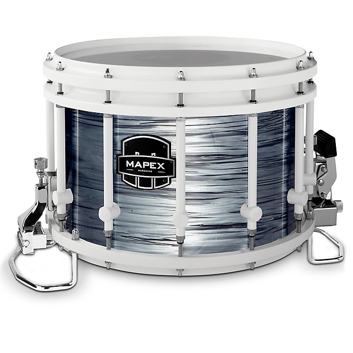 Mapex Quantum Agility Drums on Demand Series 14" White Marching Snare Drum 14 x 10 in. Dark