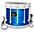 Mapex Quantum Classic D... Mapex Quantum Classic Drums on Demand Series 14" White Marching Snare Drum 14 x 12 in. Blue Ripple