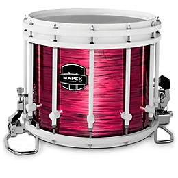 Mapex Quantum Classic Drums on Demand Series 14" White Marching Snare Drum 14 x 12 in. Burgundy Ripple