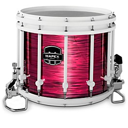 Mapex Quantum Class... Mapex Quantum Classic Drums on Demand Series 14" White Marching Snare Drum 14 x 12 in. Burgundy Ripple