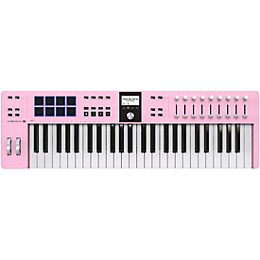 Open Box Arturia KeyLab Essential 49 mk3 MIDI Keyboard Controller - Level 1 Rose Quartz