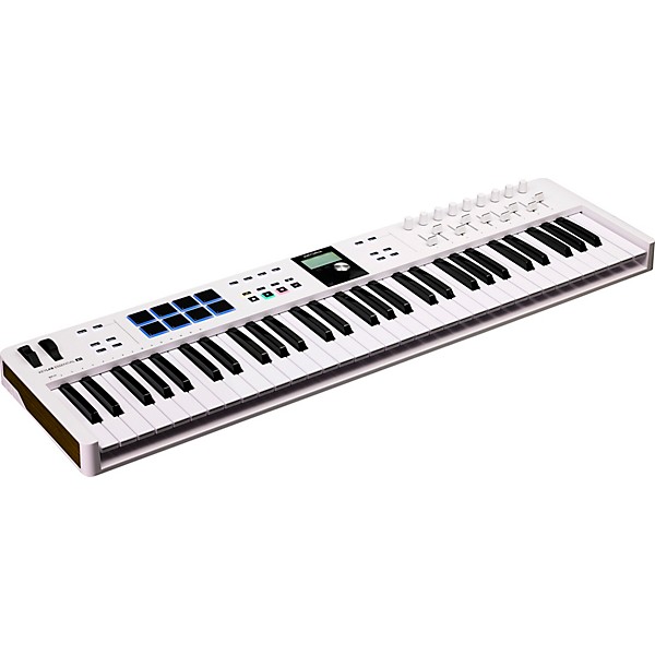 Open Box Arturia KeyLab Essential 61 mk3 MIDI Keyboard Controller Level 1 White