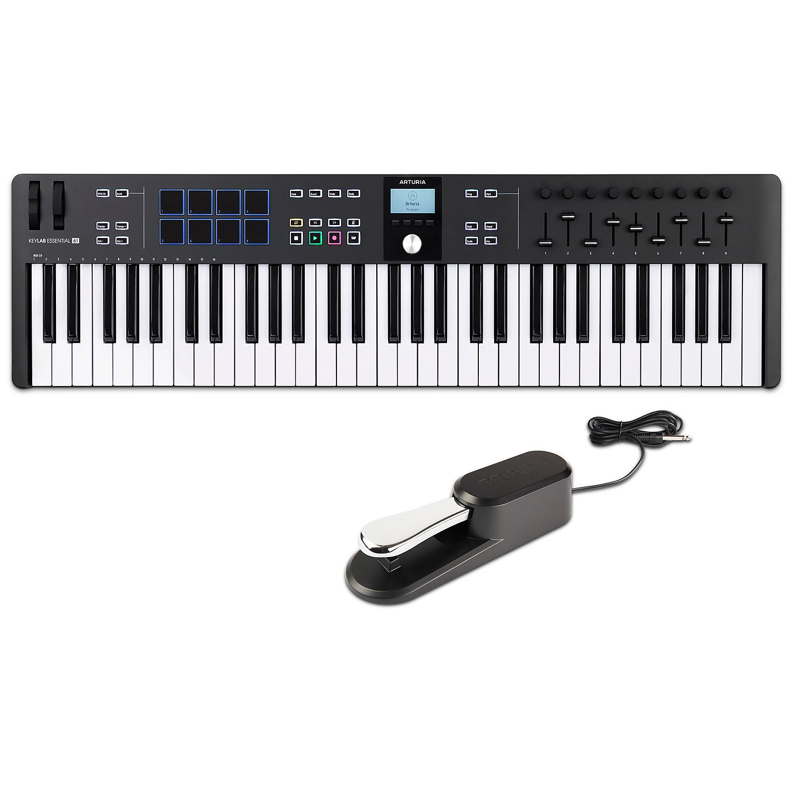 Arturia KeyLab Essential 61 mk3 Keyboard Controller With 