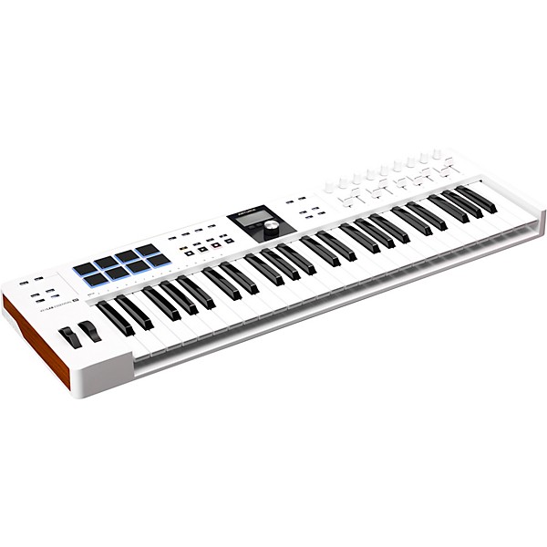 Arturia KeyLab Essential 49 mk3 Keyboard Controller With Universal Sustain Pedal White