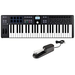 Arturia KeyLab Essential 49 mk3 Key... Arturia KeyLab Essential 49 mk3 Keyboard Controller With Universal Sustain Pedal Black