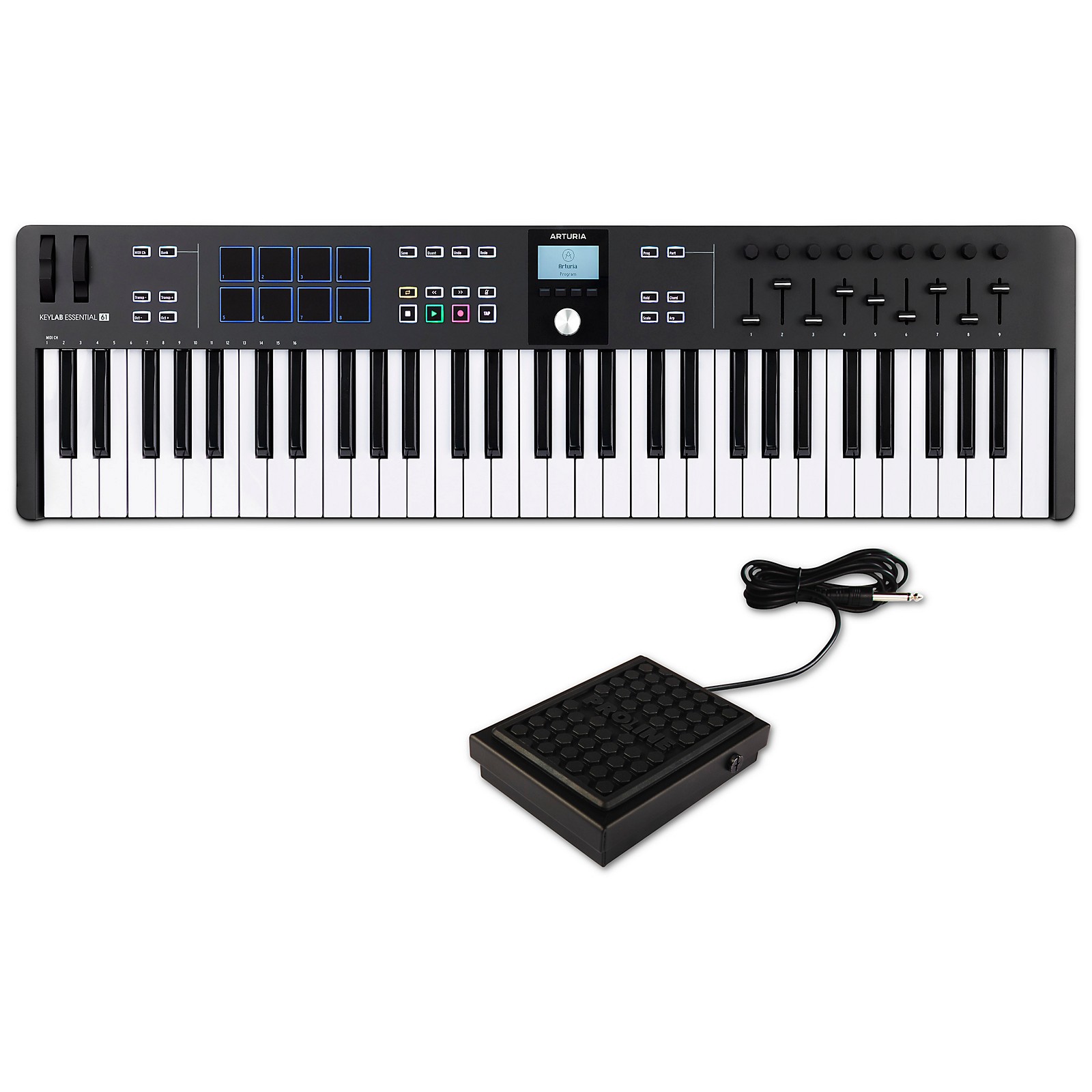 Arturia KeyLab Essential 61 mk3 Keyboard Controller With Sustain