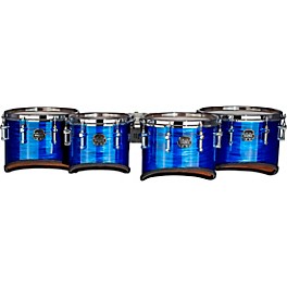 Mapex ... Mapex Quantum Mark II Drums on Demand Series California Cut Tenor Small Marching Quad 8, 10, 12, 13 in. Blue Ripple