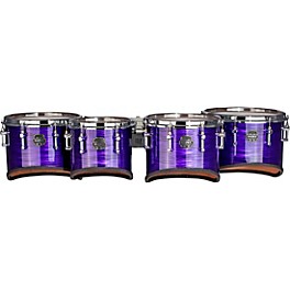 Mape... Mapex Quantum Mark II Drums on Demand Series California Cut Tenor Small Marching Quad 8, 10, 12, 13 in. Purple Ripple