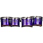 Mapex Quantum Mark II Drums on Demand Series California Cut Tenor Small Marching Quad 8, 10, 12, 13 in. Purple Ripple thumbnail
