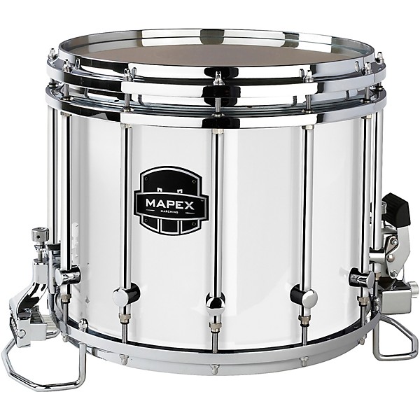 Mapex Quantum Classic Series 14" Marching Snare Drum 14 x 12 in. Gloss White