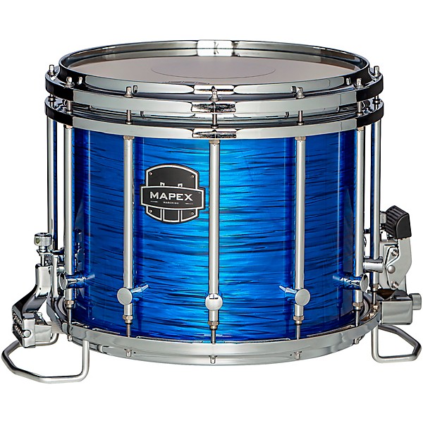 Mapex Quantum Classic Drums on Demand Series 14" Marching Snare Drum 14 x 12 in. Blue Ripple