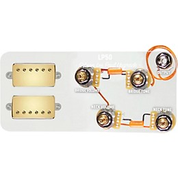 920d Custom Combo Kit for Les Paul With Cool Kids Humbuckers and LP-JP Wiring Harness Gold