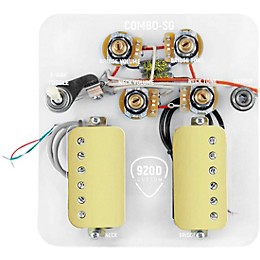 920D Custom Combo Kit for SG With Cool Kids Humbuckers & SG-V Wiring Harness Gold