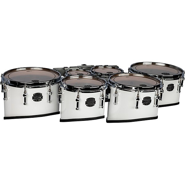Mapex Quantum Mark II Series Tenor Large Marching Sextet 6, 8, 10, 12, 13, 14 in. Gloss White