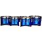 Mapex Quantum Mark II Drums on Demand Series Tenor Large Marching Sextet 6, 8, 10, 12, 13, 14 in. Blue Ripple thumbnail