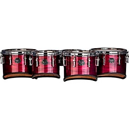 Mapex Quantum Mark II Drums on Demand Series Tenor Large Marching Sextet 6, 8, 10, 12, 13, 14 in. Burgundy Ripple