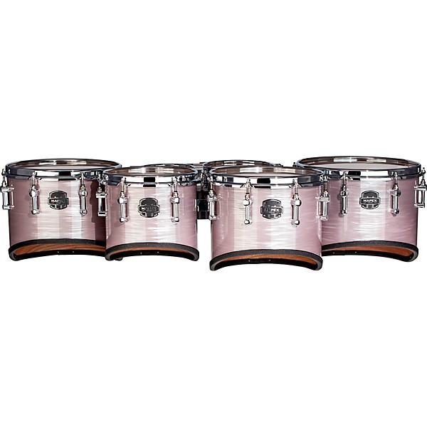 Mapex Quantum Mark II Drums on Demand Series Tenor Large Marching Sextet 6, 8, 10, 12, 13, 14 in. Platinum Shale
