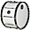 Mapex Qualifier Series Marching Bass Drum 24 in. Gloss White Mapex Qualifier Series Marching Bass Drum 24 in. Gloss White