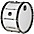 Mapex Qualifier Series Marching Bass Drum 24 in. Gloss White Mapex Qualifier Series Marching Bass Drum 28 in. Gloss White