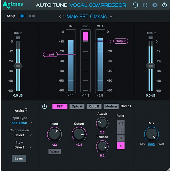 Antares Auto-Tune Vocal Compressor