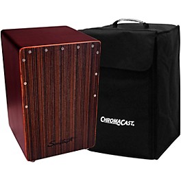 Sawtooth Ebony Cajon, Compact Size With Cajon Carry Bag