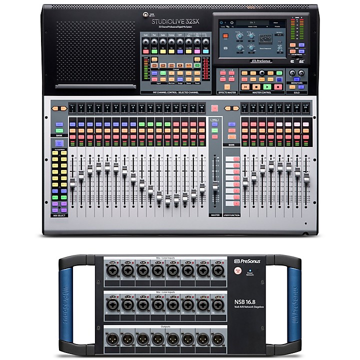 PreSonus StudioLive 32SX 32-Channel Mixer Package With NSB 16.8