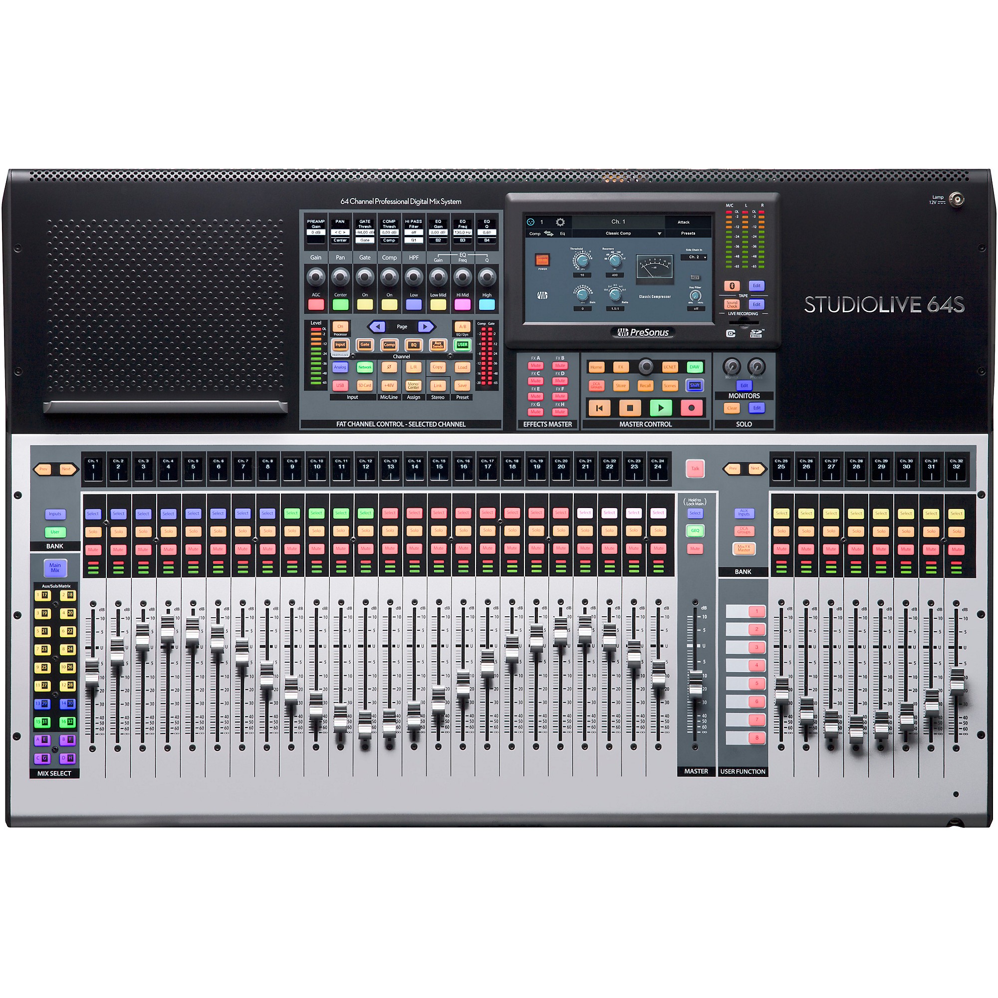 PreSonus StudioLive 64S 64-Channel Mixer Package With NSB 32.16
