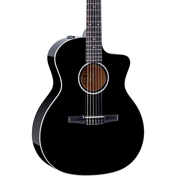 taylor acoustic guitar black
