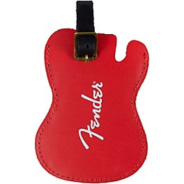 Fender Guitar Leather Luggage Tag