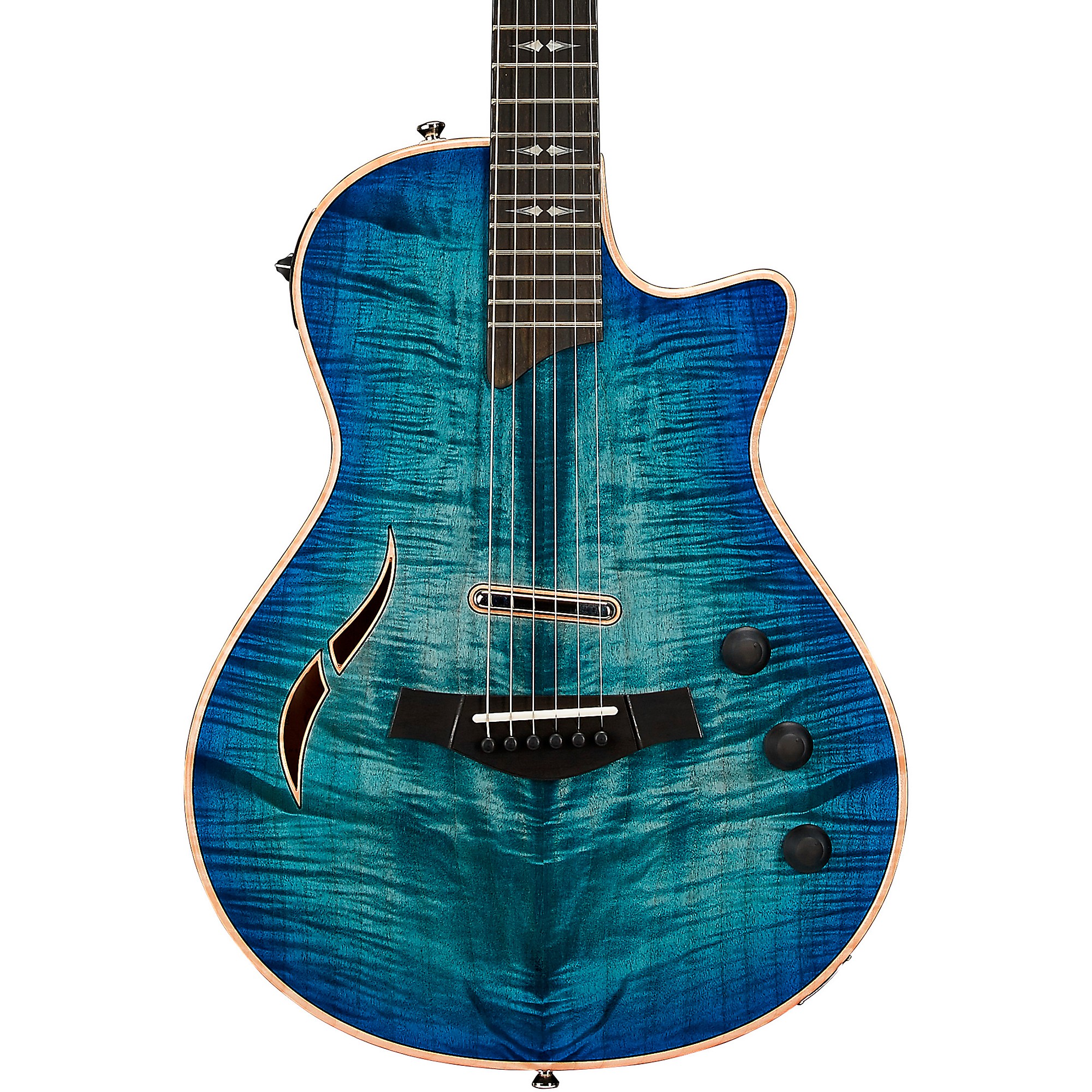 Platinum Taylor T5z Pro Acoustic-Electric Guitar Harbor Blue