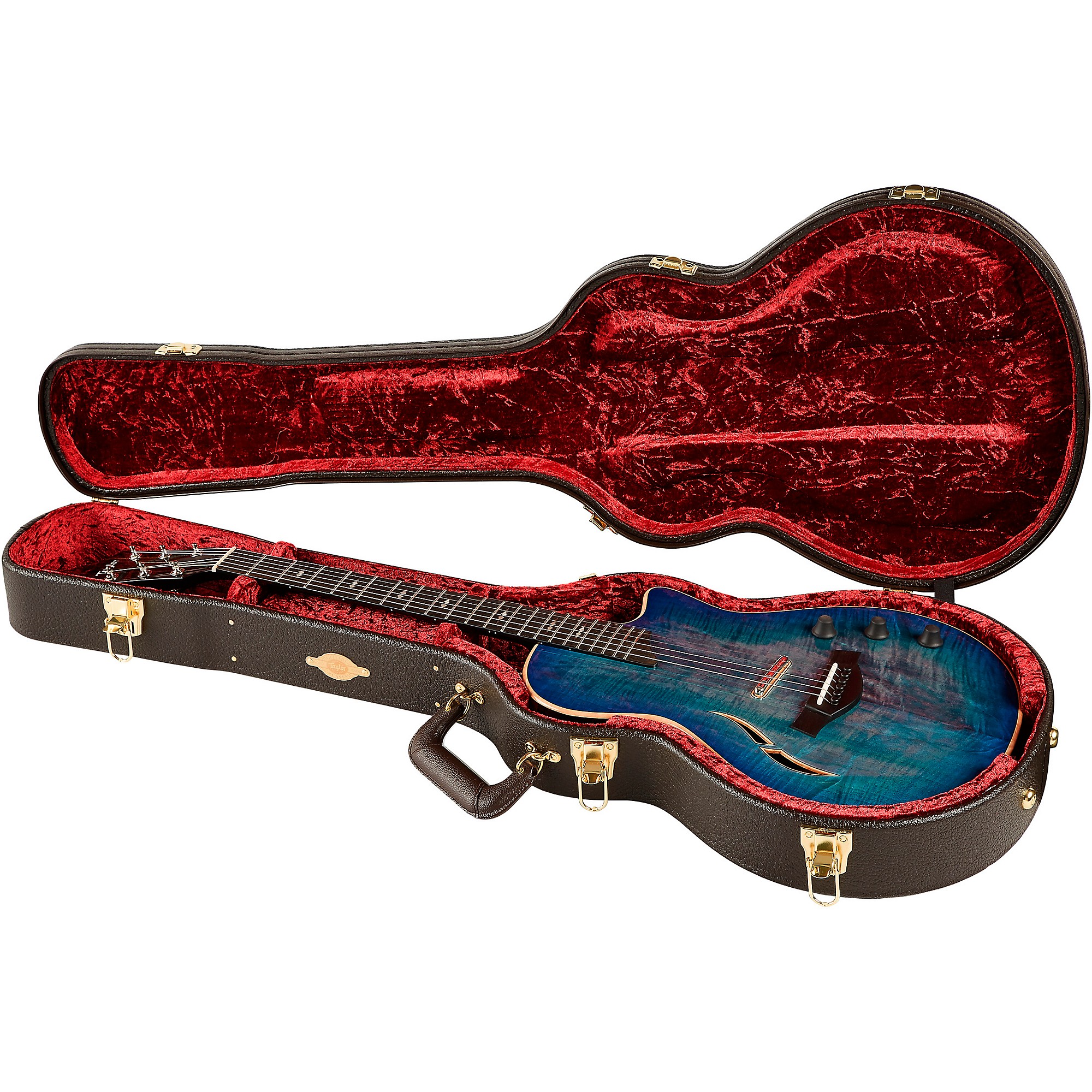 Platinum Taylor T5z Pro Acoustic-Electric Guitar Harbor Blue