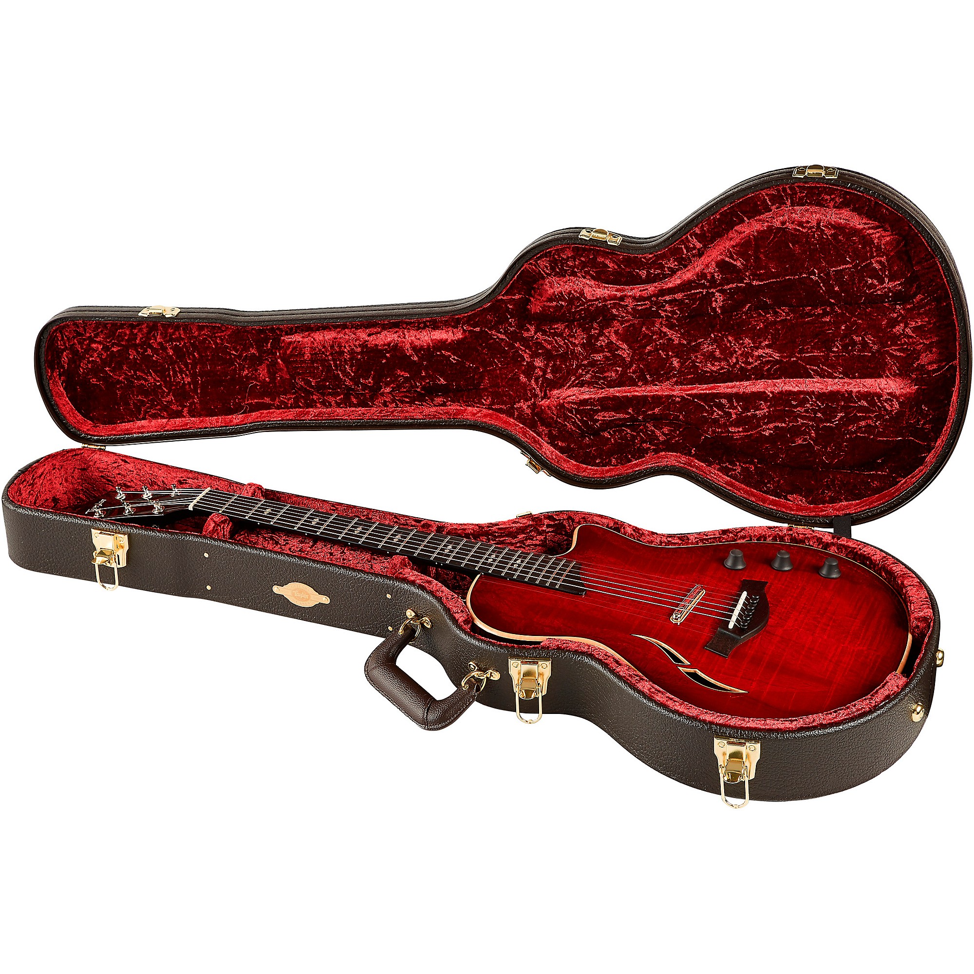 Platinum Taylor T5z Pro Acoustic-Electric Guitar Cayenne Red