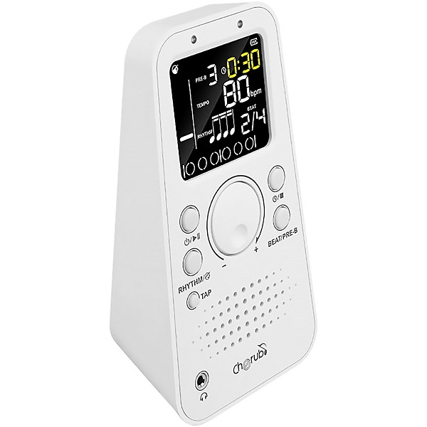 Cherub WSM-289 Rechargeable Digital Metronome White