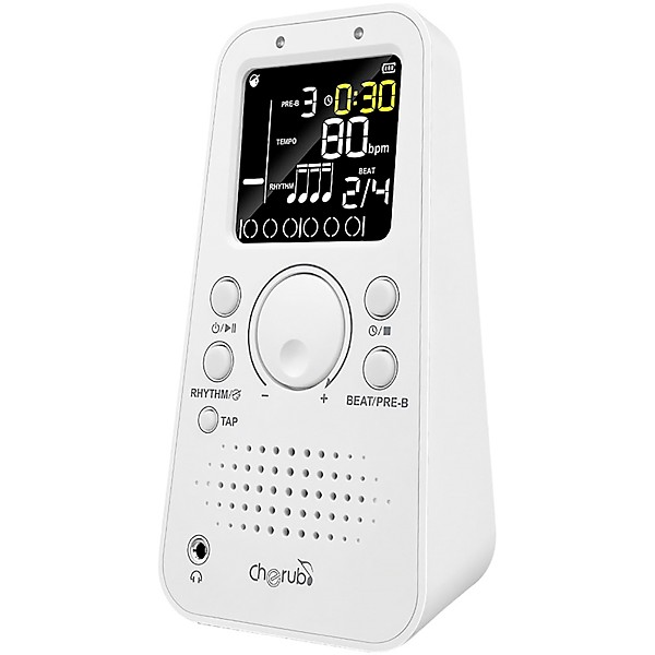 Cherub WSM-289 Rechargeable Digital Metronome White