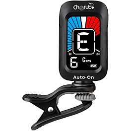 Cherub WST-645 Auto-On Rechargeable Clip Tuner Black