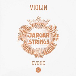 Jargar Evoke Series Violin G String 4/4 Size Silver Wound, Medium Gauge, Ball End