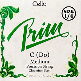 Prim Precision Cello C String 1/2 Size, Medium Prim Precision Cello C String 1/4 Size, Medium