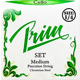 Prim Precision Cello String Set 4/4 Size, Medium Prim Precision Cello String Set 1/4 Size, Medium