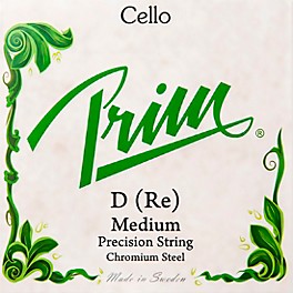 Prim Precision Cello D String 4/4 Size, Heavy Prim Precision Cello D String 4/4 Size, Medium