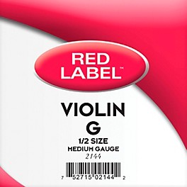 Super Sensitive Red Label Series Violin G String 1/2 Siz... Super Sensitive Red Label Series Violin G String 1/2 Size, Medium