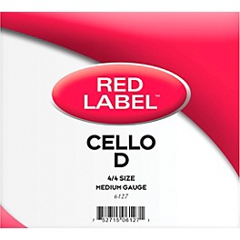 Super Sensitive Red Label Series Cello D String 1/4 Size,... Super Sensitive Red Label Series Cello D String 4/4 Size, Medium