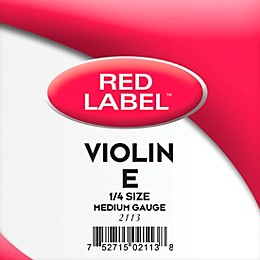 Super Sensitive Red Label Series Violin E String 1/4 Size, Medium