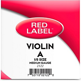 Super Sensitive Red Label Series Violin A String 3/4 Siz... Super Sensitive Red Label Series Violin A String 1/8 Size, Medium