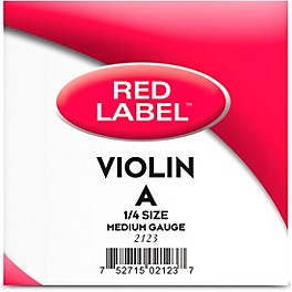 Super Sensitive Red Label Series Violin A String 1/4 Siz... Super Sensitive Red Label Series Violin A String 1/4 Size, Medium