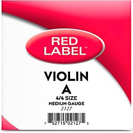 Super Sensitive Red Label Series Violin A String 4/4 Size, Medium