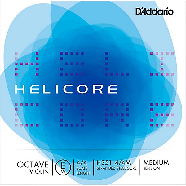 D'Addario Helicore Octave Series Violin E String 4/4 Size, Medium